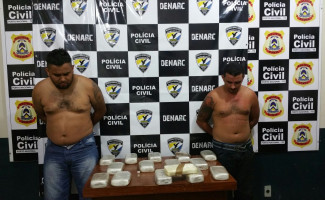 Operação da DENARC apreende 15 kg de drogas e prende dois suspeitos por tráfico, em Porto Nacional