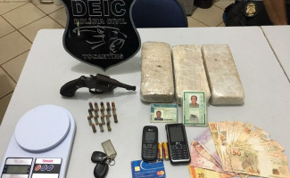 Deic sul apreende 3kg de crack e prende dois suspeitos por tráfico de drogas em Gurupi