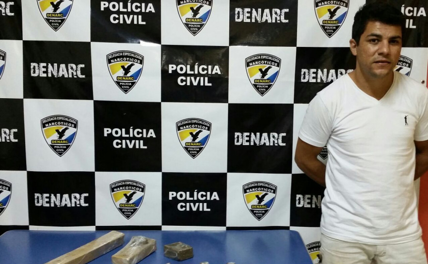 Suspeito por tráfico de drogas é preso pela DENARC em Palmas