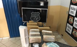 Deic sul apreende 10 kg de drogas e prende casal suspeito por tráfico de drogas no sul do Estado 