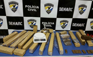 DENARC apreende 15 kg de maconha e prende 3 Traficantes de drogas”