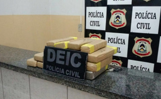 Polícia Civil apreende 21 kg de maconha e prende suspeito por tráfico de drogas em Gurupi