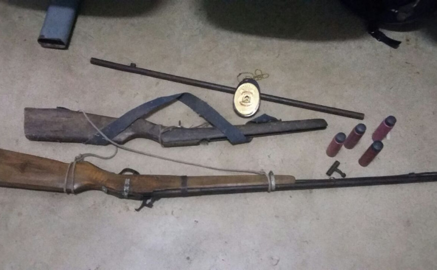 Armas de fogo apreendidas pela Polícia Civil em Gurupi