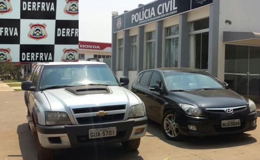 Veículos clonados são apreendidos pela Polícia Civil em Palmas 