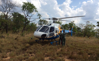 Equipes do Ciopaer e Corpo de Bombeiros do Tocantins resgatam estrangeiro desaparecido na Serra do Carmo