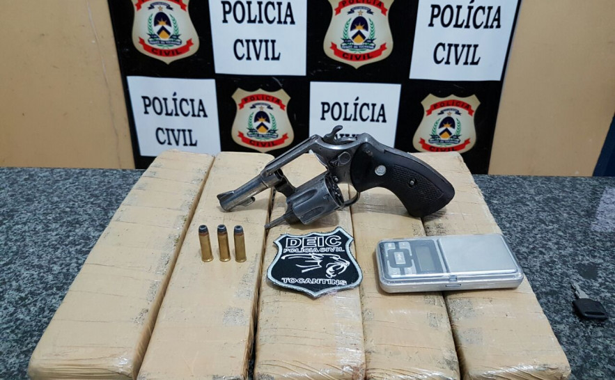 Drogas apreendidas pela Polícia Civil em Gurupi 