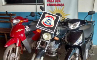 Polícia Civil recupera quatro motocicletas furtadas no interior do Estado 
