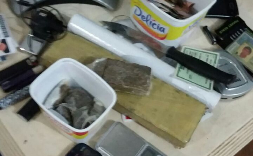 Drogas apreendidas pela Denarc em Palmas 