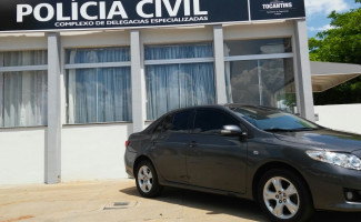 Veículo furtado é apreendido pela Polícia Civil em Palmas