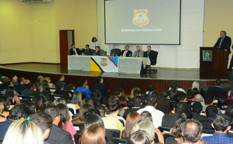 A solenidade de encerramento foi realizada no auditório CUICA da UFT e contou com a presença dos alunos e familiares, além de autoridades da SSP