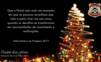Delegacia Geral deseja feliz natal a todos 