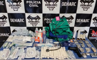 Polícia Civil fecha boca de fumo e prende mulher suspeita de desviar materiais hospitalares para atender criminosos em Palmas 