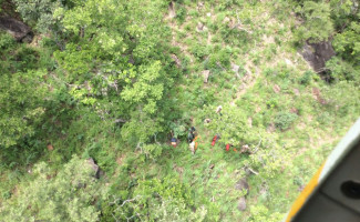 Equipe do CIOPAER auxilia buscas e transporte de corpo de homem que morreu na Serra do Lajeado