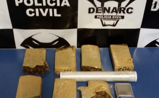 Polícia Civil desarticula mais um ponto de venda de drogas e apreende 5kg de maconha na Capital   