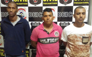 Suspeitos de praticar crimes em vários estados são presos por policiais civis do Tocantins   