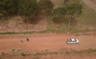 Helicóptero da Segurança Pública auxilia na recuperação de veículo furtado e na prisão de suspeito pelo crime em Luzimanguês 