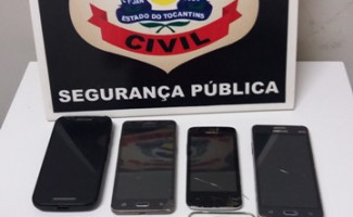 Polícia Civil recupera vários parelhos celulares furtados em Pedro Afonso