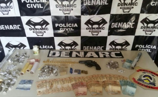 Polícia Civil deflagra operação Tsunami e prende cinco suspeitos por tráfico de drogas no interior do Estado 