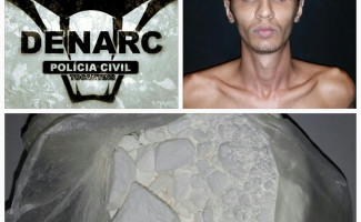 Polícia Civil prende traficante de drogas que atuava na região sul de Palmas 