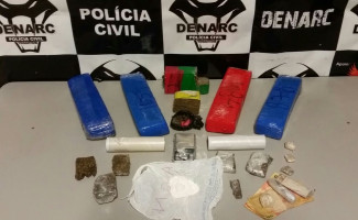 Polícia Civil prende quatro traficantes e apreende mais de 5kg de drogas em Palmas