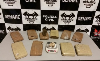 Polícia Civil apreende 10kg de maconha e prende dois traficantes em Palmas 