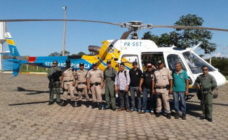 Retorno das atividades do helicóptero da SSP completa um ano de operações no Estado