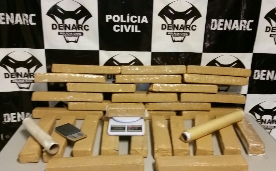 Grande quantidade de drogas apreendidas pela DENARC em Palmas 