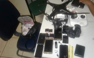 Polícia Civil prende suspeitos de usar drone para passar drogas para dentro de presídio da capital