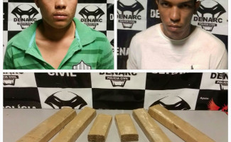 Polícia Civil prende dois traficantes e apreende mais de 5kg de drogas em Palmas 