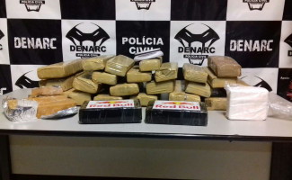 Mais de 30 kg de drogas são apreendidos pela Polícia Civil em Palmas 