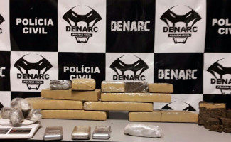 Operação Valquírias: Polícia Civil apreende 10 kg de maconha e prende três suspeitas por tráfico de drogas