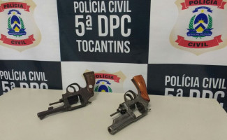 Polícia Civil apreende duas armas de fogo em Palmas 