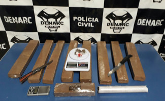 Polícia Civil apreende 10 kg de maconha em Palmas 	