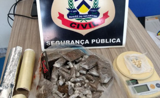 Polícia Civil fecha boca de fumo e prende três suspeitos por tráfico de drogas em Colinas 