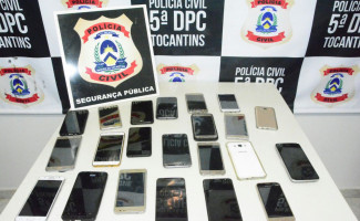 Polícia Civil recupera 21 celulares roubados e os restitui aos legítimos proprietários em Palmas 