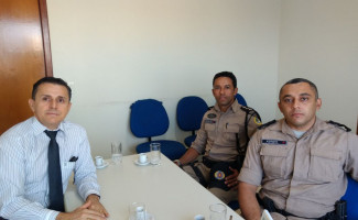 Delegado Regional da Polícia Civil recebe visita de comandante do 8ª Batalhão da Polícia Militar de Paraíso do Tocantins
