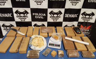Polícia Civil apreende 30 kg de drogas e prende seis traficantes em Palmas 