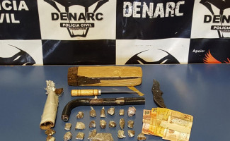 Polícia Civil fecha duas bocas de fumo e prende dois suspeitos por tráfico de drogas em Palmas 