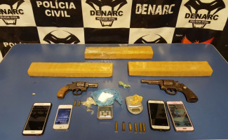 Suspeitos por tráfico de drogas são presos pela Polícia Civil em Palmas 