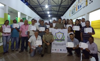 Moradores de Fátima finalizam curso de agente comunitário de segurança
