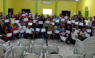 Moradores do Bico do Papagaio participam do curso de agente comunitário de segurança