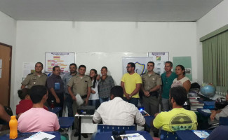 Moradores de Luzimangues recebem curso de agente comunitário de segurança