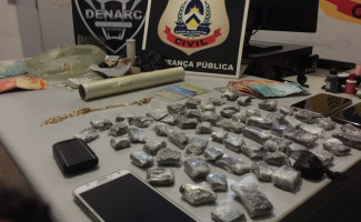 Polícia Civil desarticula quadrilha especializada no tráfico de drogas no interior do Estado 