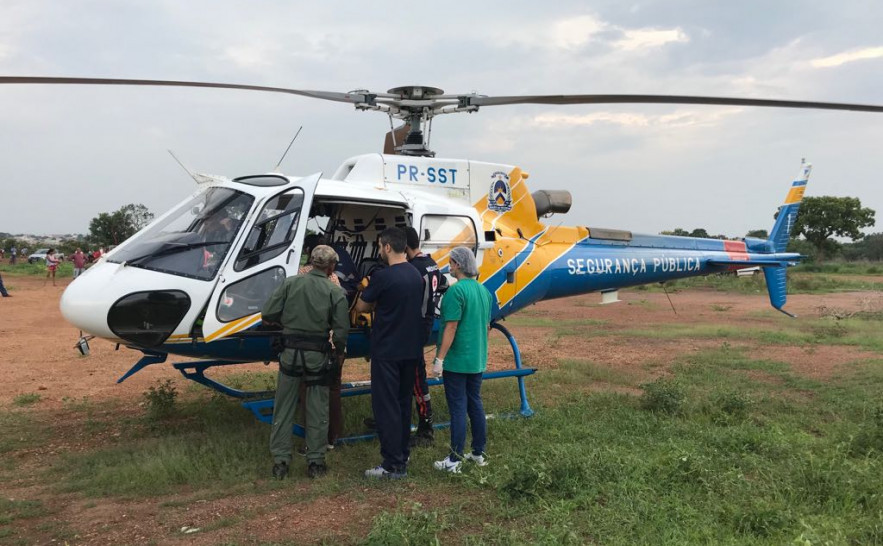 CIOPAER efetua transporte aeromédico de criança vítima de acidente de Paraíso para Palmas 