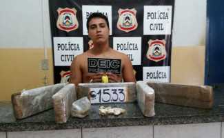 Polícia Civil apreende mais de 5kg de drogas e prende suspeito por tráfico em Gurupi 