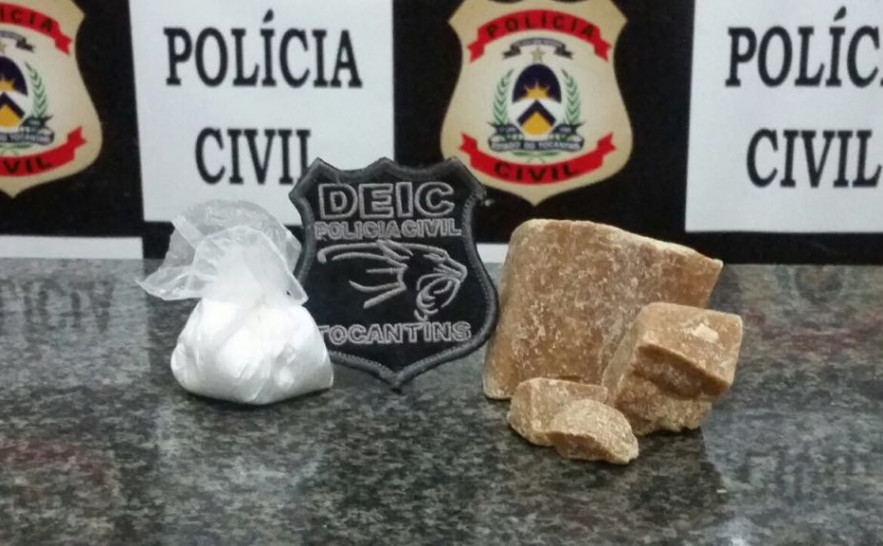 Drogas apreendidas pela Polícia Civil em Gurupi 