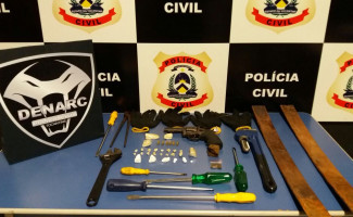 Polícia Civil prende suspeitos por tráfico de drogas e roubo a caixas eletrônicos em Palmas 