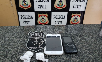 Polícia Civil apreende adolescente suspeito por ato infracional análogo a tráfico de drogas em Gurupi 