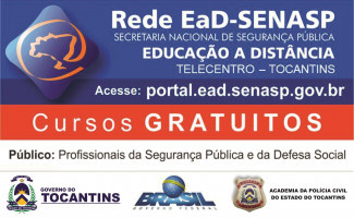 Abertas inscrições para cursos gratuitos da Rede EaD-SENASP