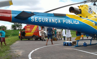 CIOPAER-TO realiza remoção aeromédica de vítima de grave acidente com ônibus no interior do Estado 